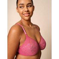 Gossard Glossies Lace Sheer Bra - Rose