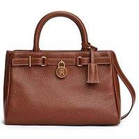 Tommy Hilfiger American Icon Leather Tote Bag - Brown
