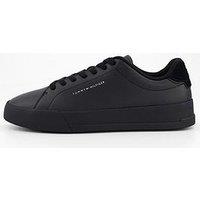 Tommy Hilfiger Court Leather Trainers - Black