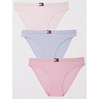 Tommy Hilfiger 3 Pack Briefs - Blue/Pink