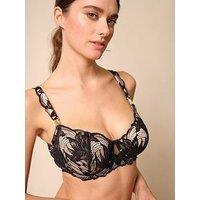 Gossard Lace Soiree Demi Balconette Bra - Black