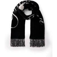 Tommy Hilfiger Script Logo Scarf - Black