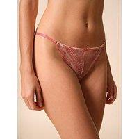 Gossard Lacage Thong - Rose