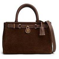 Tommy Hilfiger Americanicon Mini Tote Bag Suede - Brown
