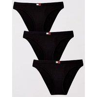 Tommy Hilfiger 3 Pack Knickers - Black