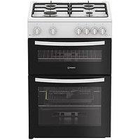 Indesit Idg6Gw - Gas Double Cooker - White