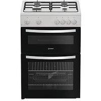 Indesit Itg6Gw - Gas Twin Cooker - White