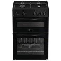 Indesit Itg6Gb - Gas Twin Cooker - Black
