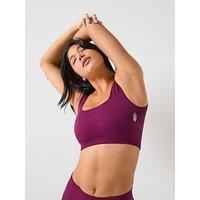 Fp Movement Womens Training Square Neck Good Karma Bra - Purple