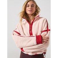 Fp Movement Womens Training Mountain High 1/2 Zip - Pink