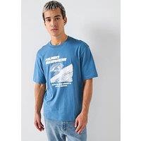 Hugo Hugo Napolux Regular Fit T-Shirt - Blue