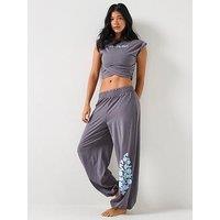 Fp Movement Womens Training Logo Hot Shot Crossover Set - Grey