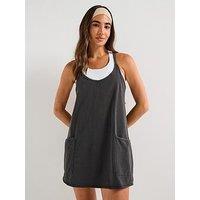 Free People Movement Womens Training Hot Shot Mini Dress - Black