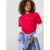 Tommy Jeans Logo T-Shirt - Red