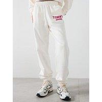 Tommy Jeans Varsity Joggers - White