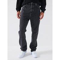 Hugo Nate Baggy Fit Jeans - Black