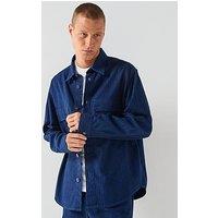 Hugo Ebargo Oversized Fit Shirt - Blue