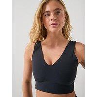 Fp Movement Womens Training Never Better Crop Cami - Black