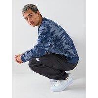 Hugo Sorbas Relaxed Fit Knitted Jumper - Dark Wash