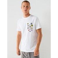 Weekend Offender Exclusive Badge Print T-Shirt - White