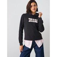Tommy Jeans Logo Hoodie - Black