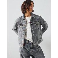 Tommy Jeans Trucker Denim Jacket - Grey