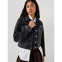 Tommy Jeans Trucker Denim Jacket - Black