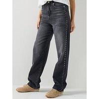 Tommy Jeans Slim Straight Leg Jeans - Black