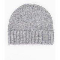 Boss Akaio Side Tonal Logo Wool Beanie Hat - One Colour