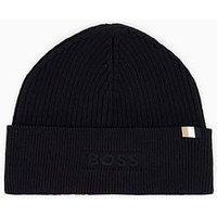 Boss Beanie Hat - Navy