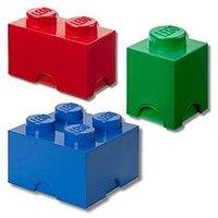 Lego Set Of 3 Storage Lego Bricks