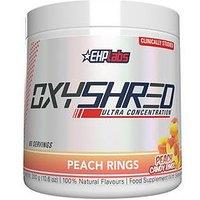 Ehp Labs Oxyshred Peach Candy Rings, 60 Servings.