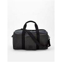 Boss Oryo Rubberised Nylon Logo Holdall Bag - Black