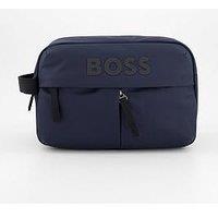 Boss Stormy Nylon Washbag - Navy