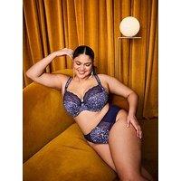 Elomi Lucie Underwire Plunge Bra - Stretch-Midnight