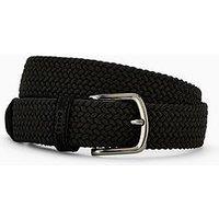 Boss Sash Canvas Woven Belt - Black