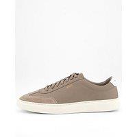 Boss Kieran Leather/Suede Sneakers - Beige