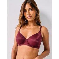 Dorina Origins Shimmer Mesh Non Padded Wired Bra - Red