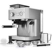 Kitchenaid Semi Automatic Espresso Machine With Burr Grinder - Stainless Steel