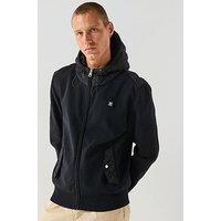 Hugo Sylon Regular Fit Hybrid Zip Knitted Jacket - Black