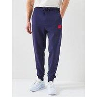 Hugo Doak 212 Regular Fit Cotton Terry Sweat Joggers - Navy
