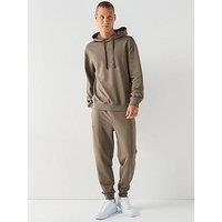 Hugo Dapodayote Jersey Overhead Tracksuit - Grey