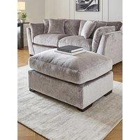 Very Home Lansa Fabric Large Footstool - Made To Order In The Uk
