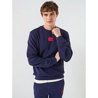 Hugo Diragol212 Regular Fit Crew Sweat - Navy