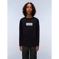 Napapijri Kids Unisex B-Chamois Long Sleeve Top - Black