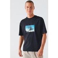 Hugo Dorizon Oversize Fit T-Shirt - Black