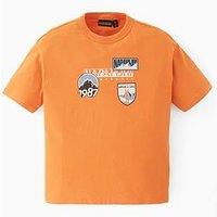 Napapijri Kids Unisex S-Primiero T-Shirt - Orange