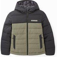 Napapijri Kids Unisex A-Gesar Coat - Green
