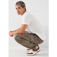 Hugo Garlo233 Regular Fit Drawstring Cargo Pants - Grey