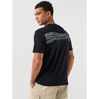 Napapijri Men'S Back Graphic T-Shirt - Black